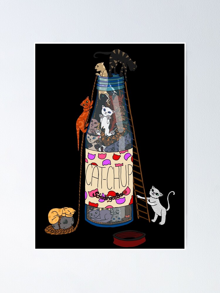 Thumbnail 1 von 3, Poster, Cat-Chup designt und verkauft von Boxcats.