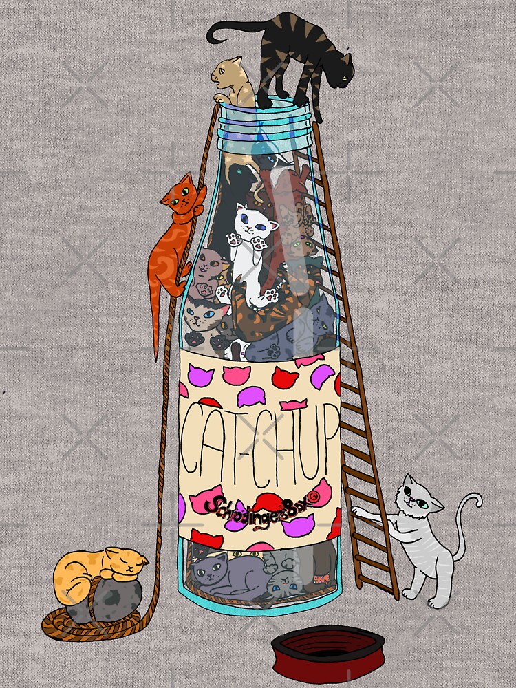 Thumbnail 5 von 5, Leichter Hoodie, Cat-Chup designt und verkauft von Boxcats.