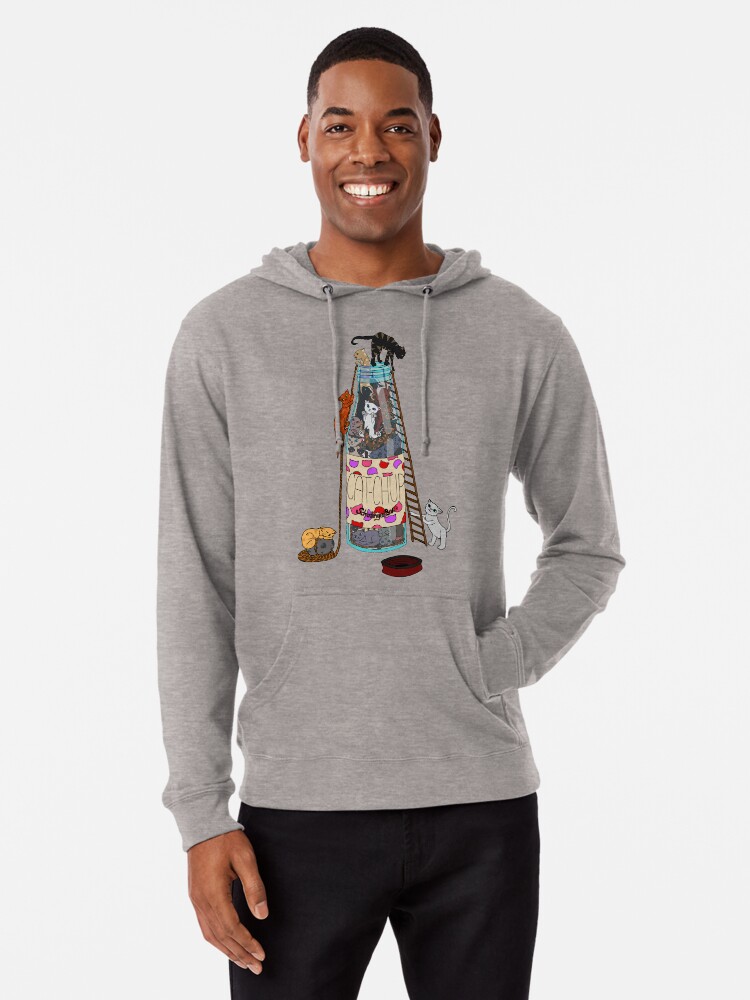 Thumbnail 1 von 5, Leichter Hoodie, Cat-Chup designt und verkauft von Boxcats.