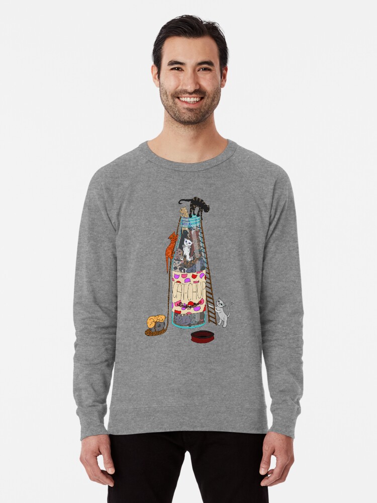 Thumbnail 1 von 5, Leichter Pullover, Cat-Chup designt und verkauft von Boxcats.
