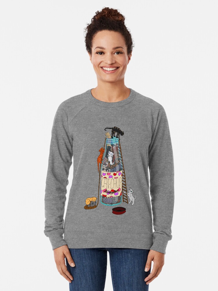 Thumbnail 2 von 5, Leichter Pullover, Cat-Chup designt und verkauft von Boxcats.