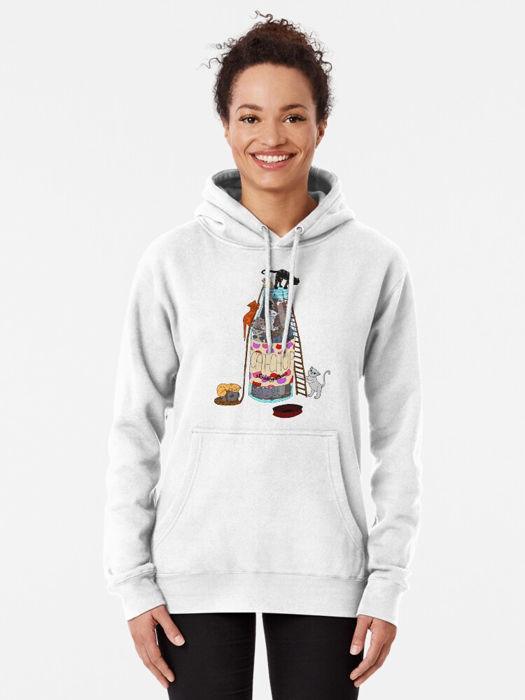 Thumbnail 2 von 5, Hoodie, Cat-Chup designt und verkauft von Boxcats.