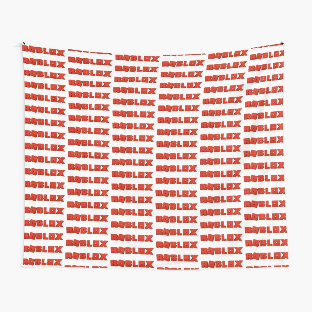 Roblox Logo Tapestry By Xcharlottecat Redbubble - red x logo roblox