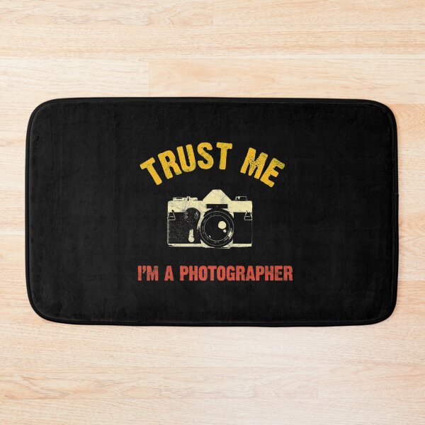 Item preview, Vintage Trust Me I'm Photographer DSLR Camera Lens Analog design designed and sold by A-Fashion.
