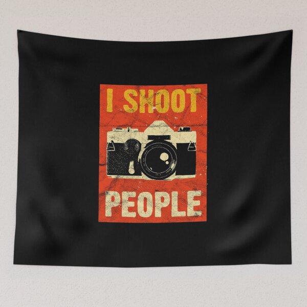 Item preview, I Shoot People Vintage Photographer DSLR Camera Lens Analog design designed and sold by A-Fashion.