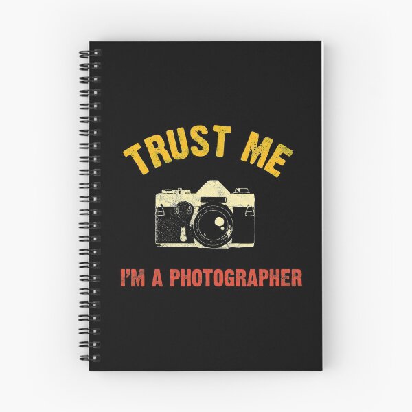 Item preview, Vintage Trust Me I'm Photographer DSLR Camera Lens Analog design designed and sold by A-Fashion.
