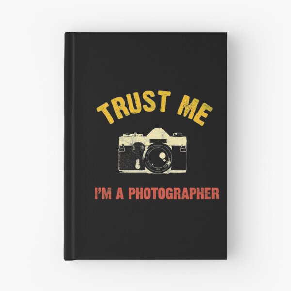 Item preview, Vintage Trust Me I'm Photographer DSLR Camera Lens Analog design designed and sold by A-Fashion.