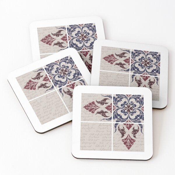 Item preview, Armenian Tile Rosette No7 Script Letter By Aivazovsky (Ania Mardrosyan) designed and sold by royal studio.