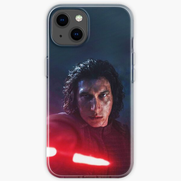 Adam Driver with Saber Edit iPhone Soft Case