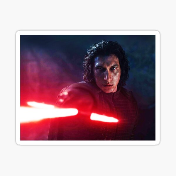 Vista previa del artículo con la obra «Adam Driver con Sabre Editar», diseñado y vendido por goon-squad.