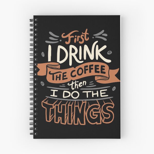 Item preview, First I Drink The Coffee designed and sold by EduEly.
