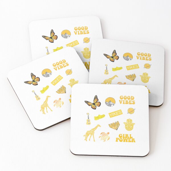Item preview, Yellow sticker pack of 12 designed and sold by stickerdesignss.