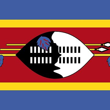 Aperçu de l'œuvre Drapeau de l'Eswatini de Shorlick