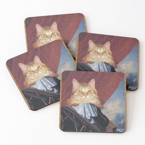 Item preview, El Almirante Don Gatooso, Seafaring Cats designed and sold by wolfschwerdt.