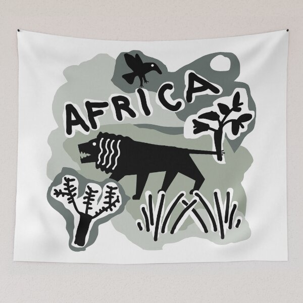 Item preview, Africa lion designed and sold by 75philibert.