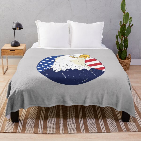Item preview, American flag with eagle designed and sold by DerSenat.