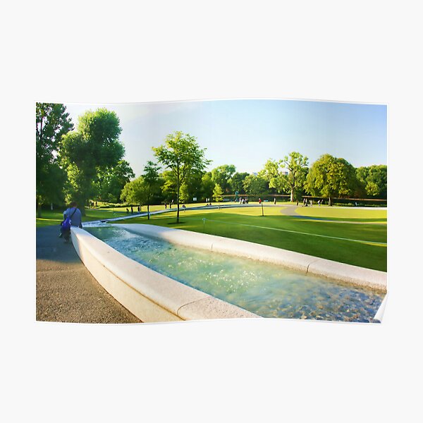 Memorial Fountain. Princess Diana Poster