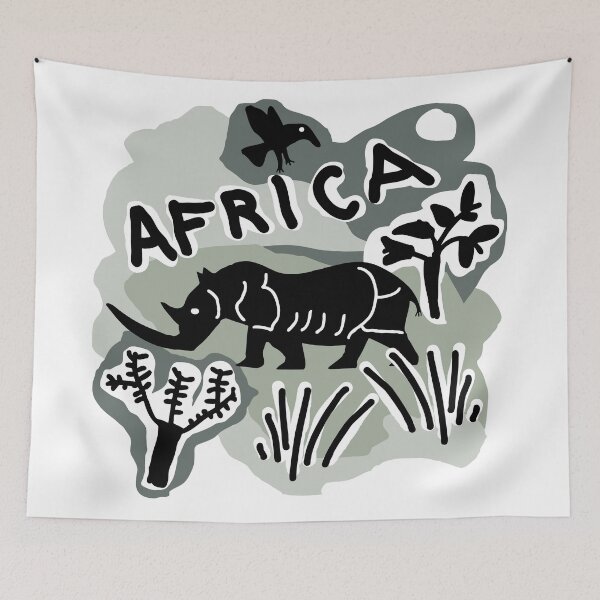 Item preview, Africa Rhinoceros designed and sold by 75philibert.