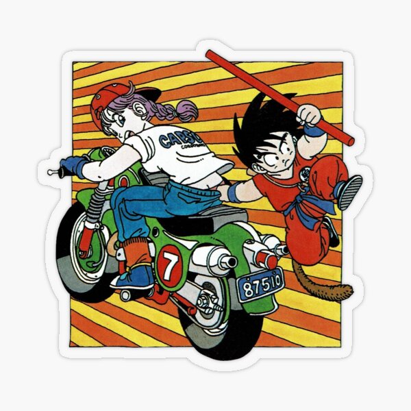 Team up W/ Bulma Transparent Sticker