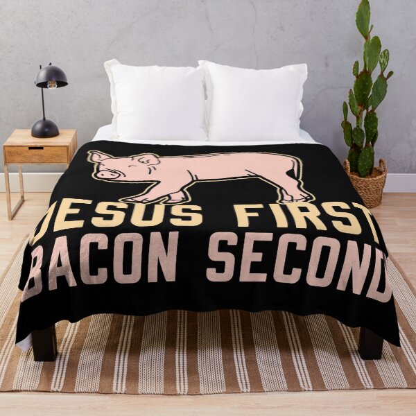 Item preview, Jesus First Bacon Second - Funny BBQ Grillmaster Gift designed and sold by Sandra78.