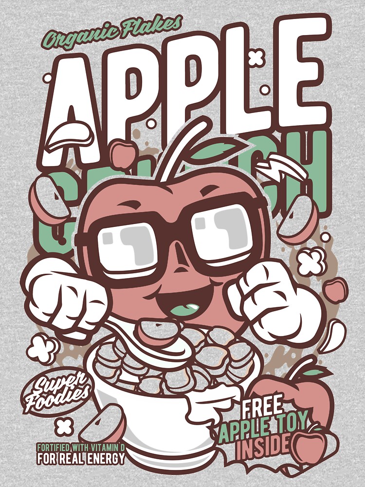 apple crunch funtoons crunch collection 120 t shirt by yabpeter