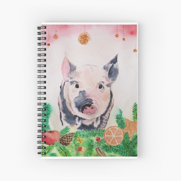 Cochon Cahier à spirale