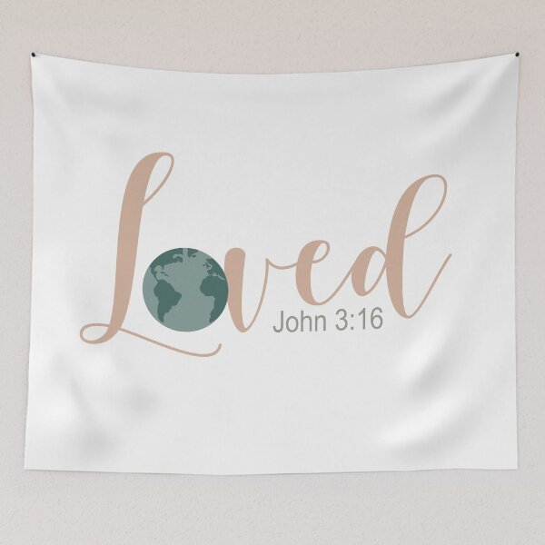 Item preview, Loved_John3:16 designed and sold by Liz Taylor.