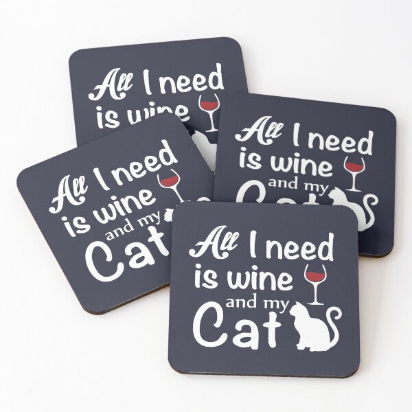 Item preview, All I Need Is Wine And My Cat designed and sold by Sabot.
