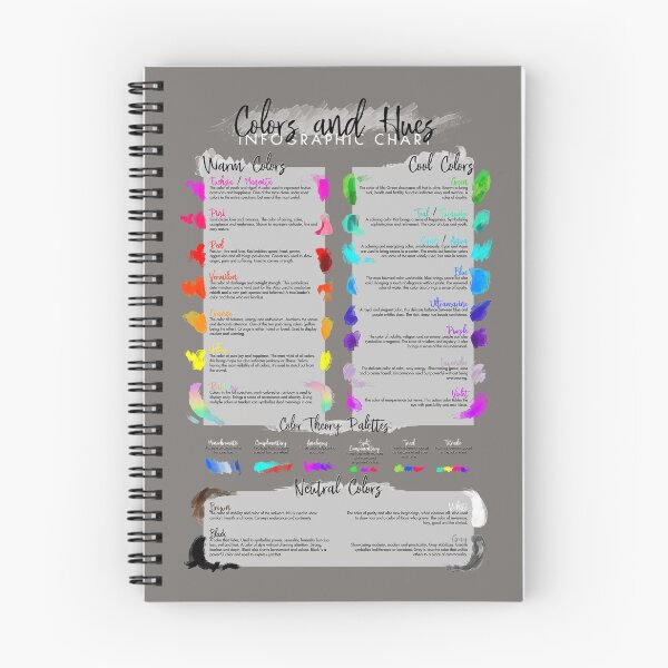 Item preview, Color and Hues Infographic Chart designed and sold by Jarrod Vandenberg.