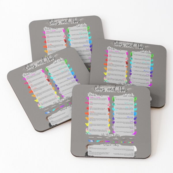Item preview, Color and Hues Infographic Chart designed and sold by Jarrod Vandenberg.