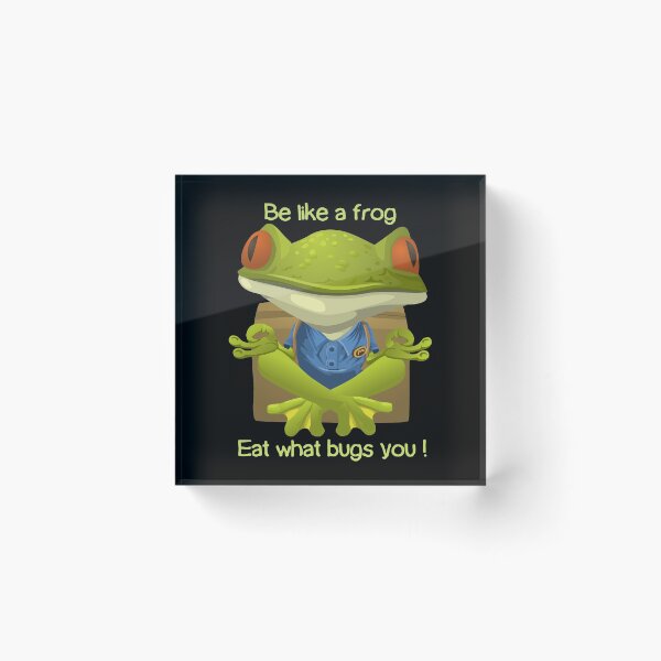 Item preview, Be like a Frog... Funny Novelty  designed and sold by Paulele.