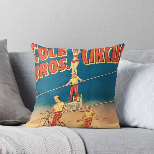 Item preview, COLE CIRCUS BROS The Great Grimes Acrobatic and Aerialists Vintage Poster designed and sold by retroposters.