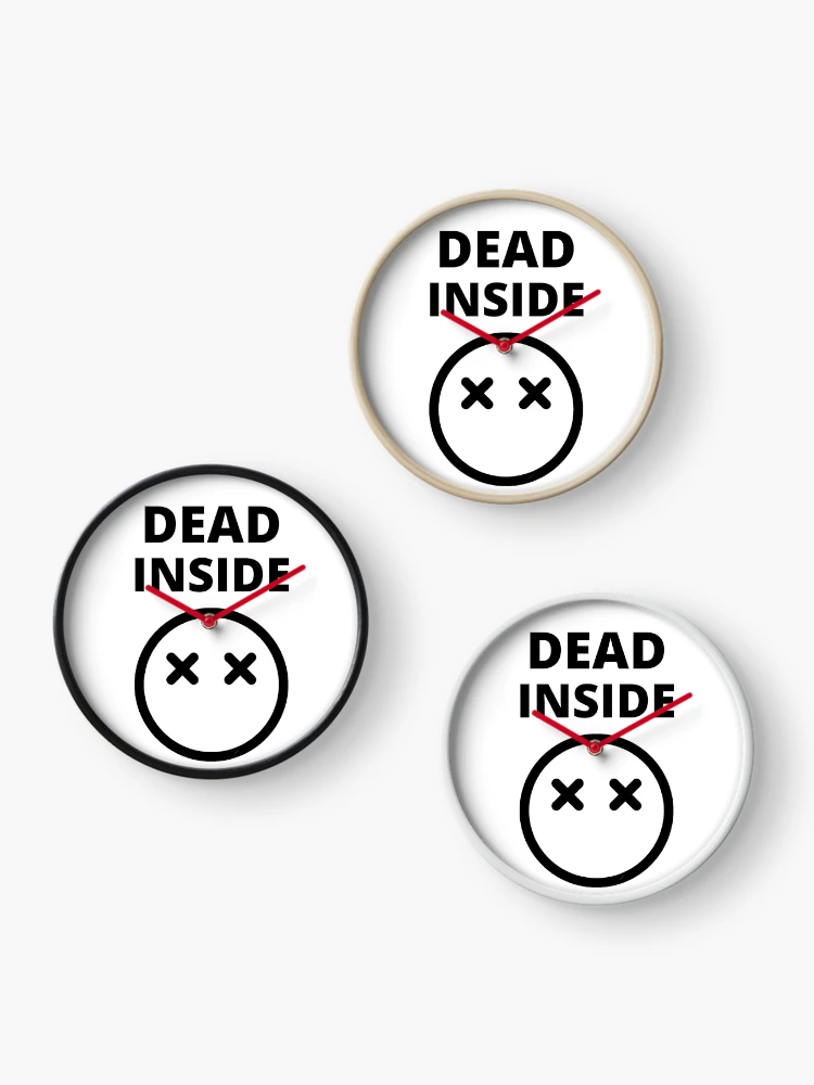 Thumbnail 3 of 4, Clock, Dead Inside designed and sold by RIVEofficial.