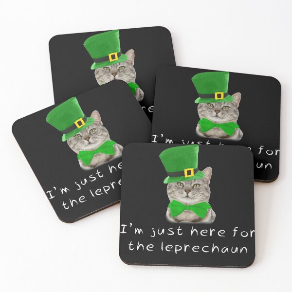 Item preview, Cat Leprechaun St Patricks Day designed and sold by wilsonellis.