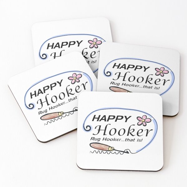 Item preview, Happy Hooker, Rug Hooker designed and sold by janinebroscious.