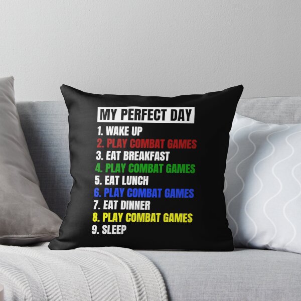 Aperçu de l'œuvre Copie de My Perfect Day Playing Combat Games créée et vendue par juvajay.