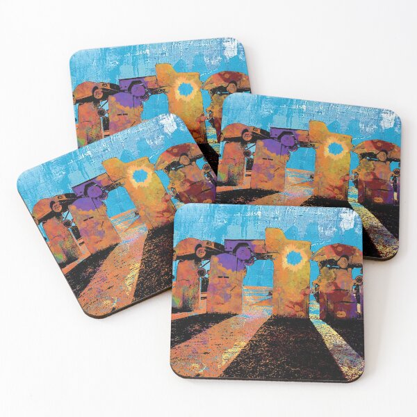 Item preview, Carhenge Pop Art Style by artist Stephen Chambers/The Pop Art Factory designed and sold by Stephen Chambers / The Pop Art Factory.
