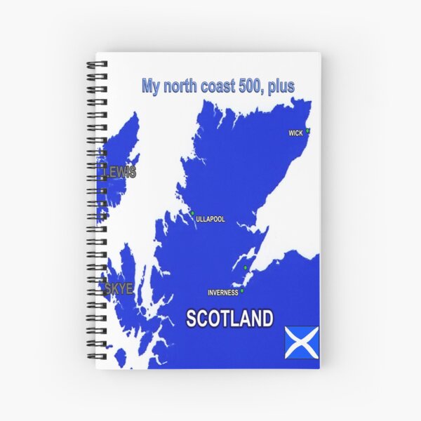 North Coast 500, plus Spiral Notebook