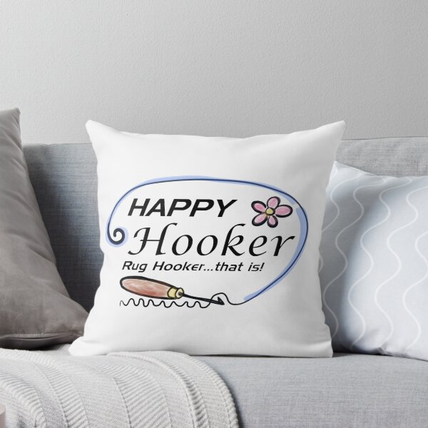 Item preview, Happy Hooker, Rug Hooker designed and sold by janinebroscious.