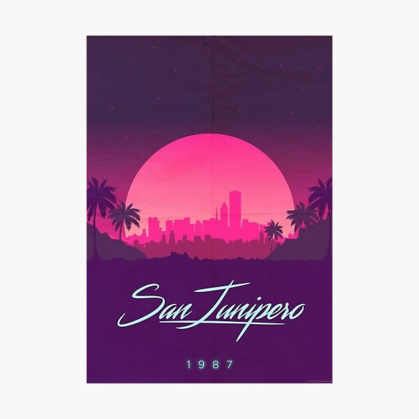 San Junipero 1987 Photographic Print