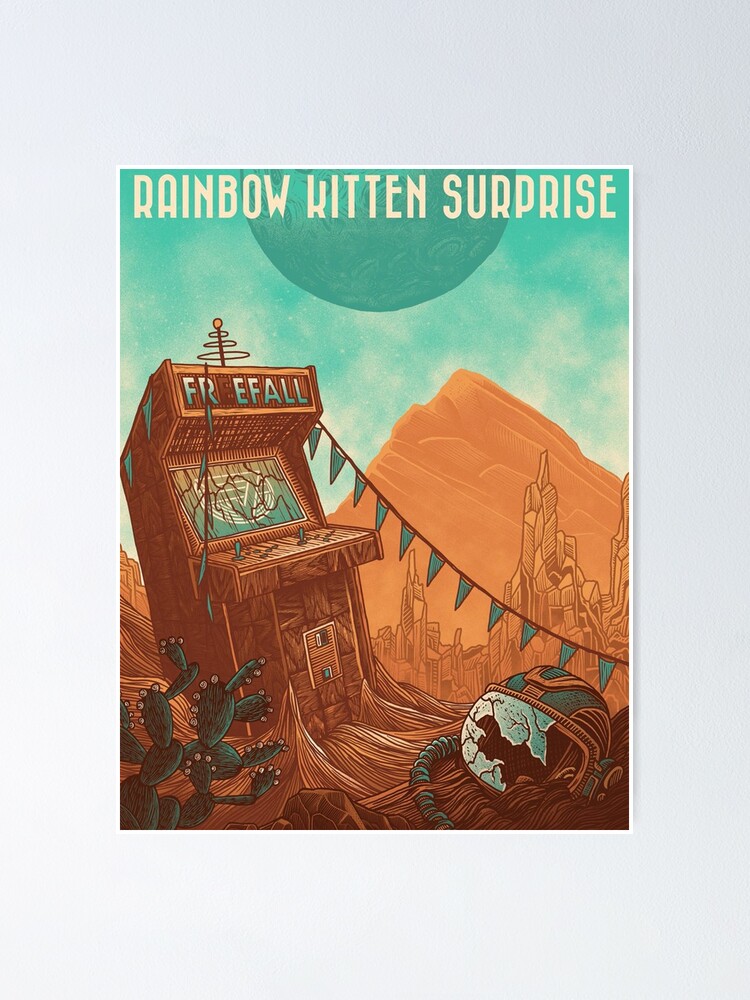 "Rainbow Kitten Surprise Band Tour Music" Poster for Sale by lbrina35