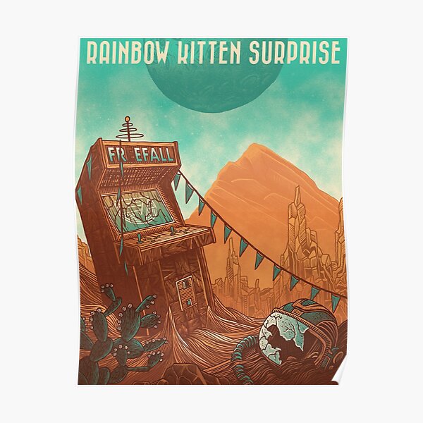 Rainbow Kitten Surprise Band Tour Music Poster