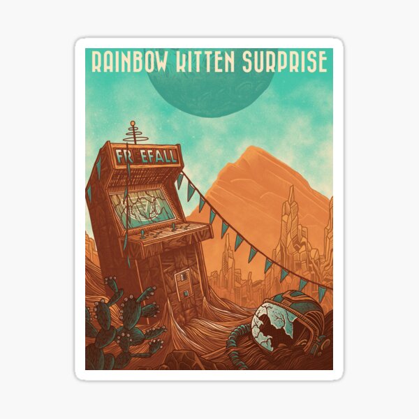 Rainbow Kitten Surprise Band Tour Music Sticker