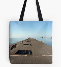 The Dock at Port Dalhousie Canada Tote Bag