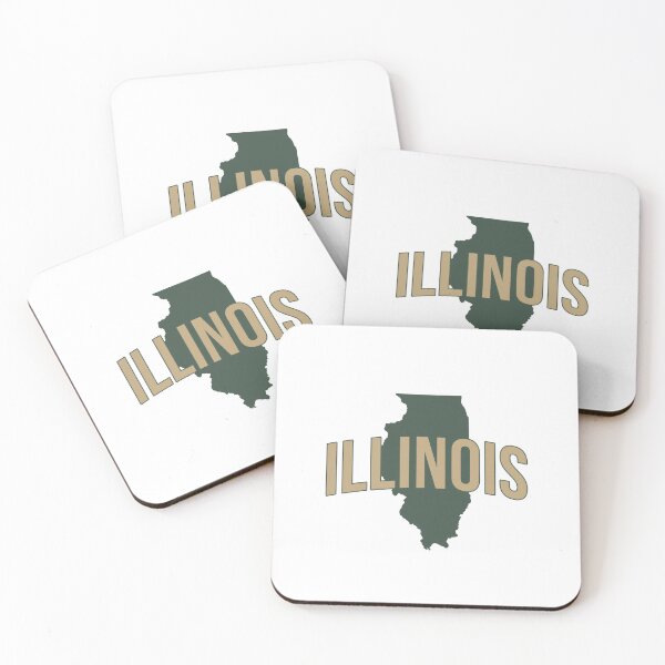 Artikelvorschau, Illinois State entworfen und verkauft von Novel Gifts.