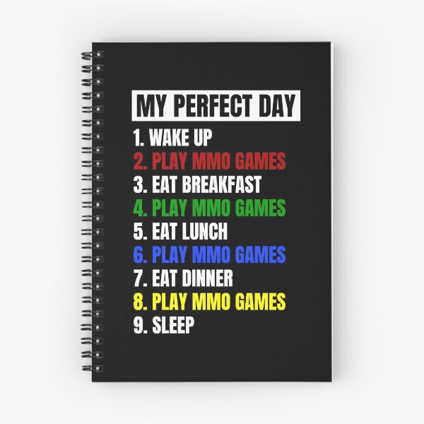Item preview, My Perfect Day Playing MMO Games designed and sold by juvajay.