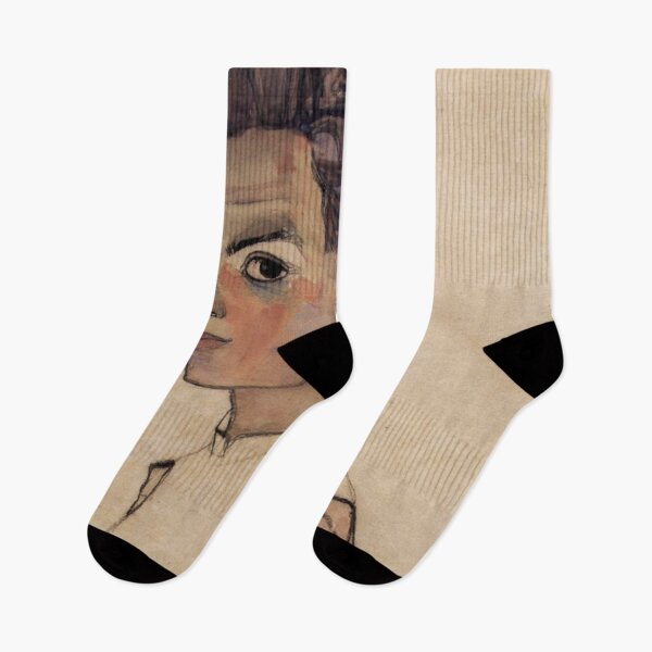 Item preview, Egon Schiele - Self Portrait designed and sold by vintagerepros.