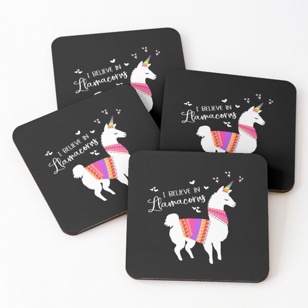 Item preview, Magic Llamacorn Cute Llama with Unicorn Horn designed and sold by AntiqueImages.