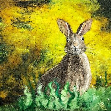 Artwork thumbnail, Hare on Yellow by ushma-s