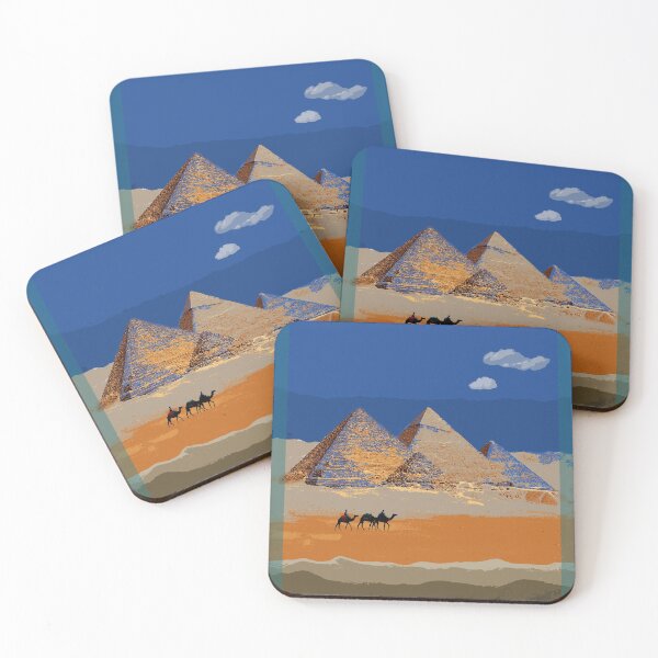 Item preview, Travel posters_The pyramids_Cairo_Egypt. designed and sold by FanitsaArt.